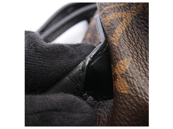 Zaino Louis Vuitton Palm Springs Mini Marrone Nero - vista 7