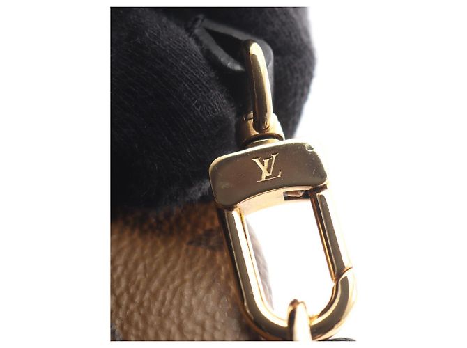 Louis Vuitton Palm Springs Mini Rucksack Marrone Nero - vista 9