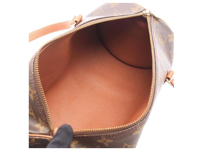 Borsa a mano Louis Vuitton Papillon 30 Marrone - vista 3