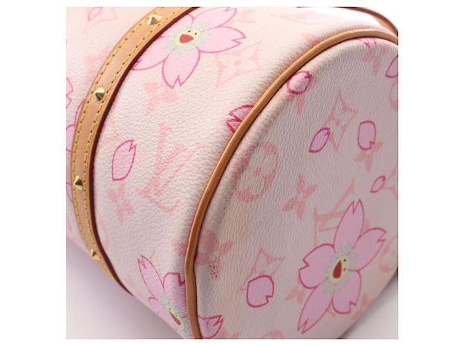 Borsa Louis Vuitton Papillon Monogram Cherry Blossom Rosa Multicolore - vista 8