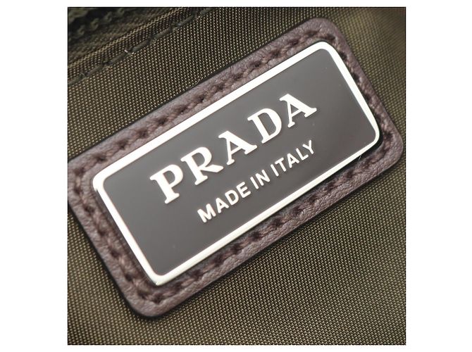 Bolsa de Ombro Prada Speedlock Marrom Caqui - vista 4