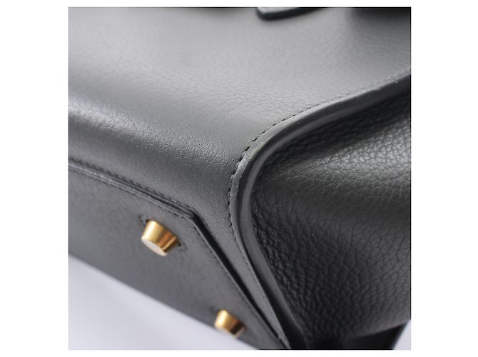 Céline Celine Tie Bag Shopper aus grauem Leder Braun - Ansicht 12