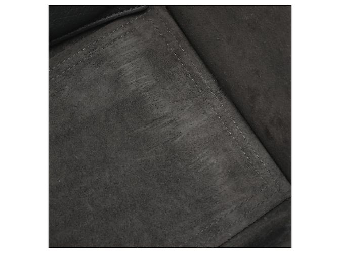 Céline Celine Tie Bag Shopper aus grauem Leder Braun - Ansicht 18