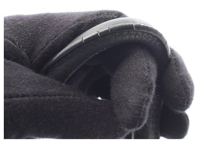 Céline Celine Tie Bag Shopper aus grauem Leder Braun - Ansicht 5