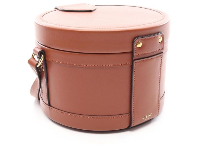 Céline Celine Tambour Medium Triomphe Schultertasche Braun - Ansicht 2