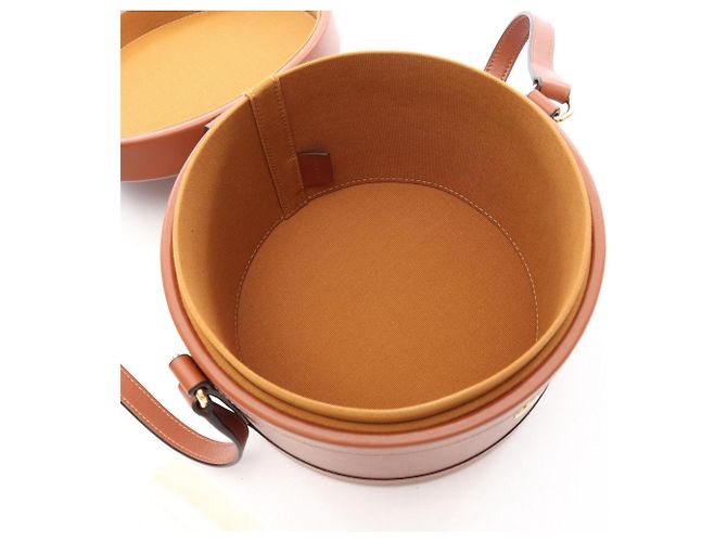 Céline Celine Tambour Medium Triomphe Schultertasche Braun - Ansicht 3