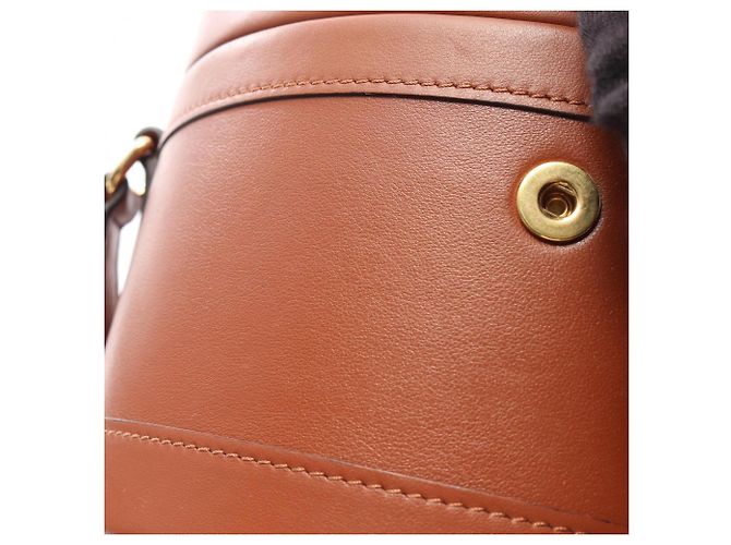 Céline Celine Tambour Medium Triomphe Schultertasche Braun - Ansicht 6