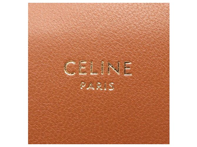 Céline Borsa a tracolla Celine Teen Triomphe Marrone Nero - vista 4