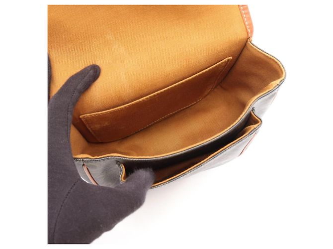 16 Céline Borsa Celine Folco Medium Marrone Nero - vista 3