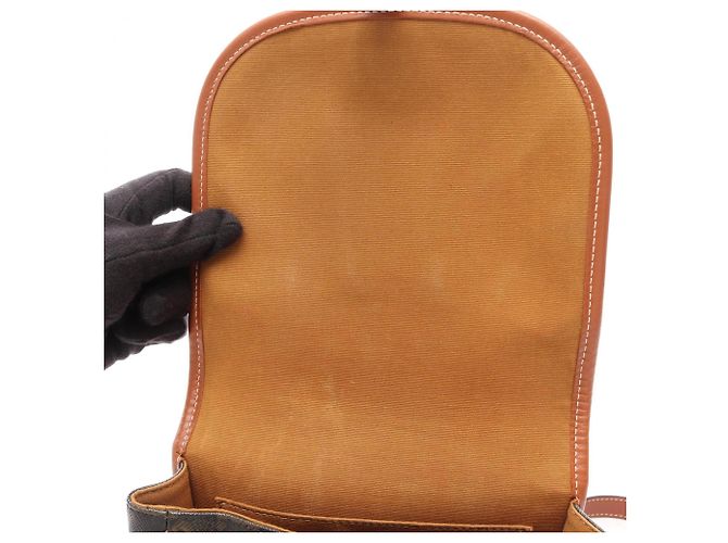 16 Céline Borsa Celine Folco Medium Marrone Nero - vista 5