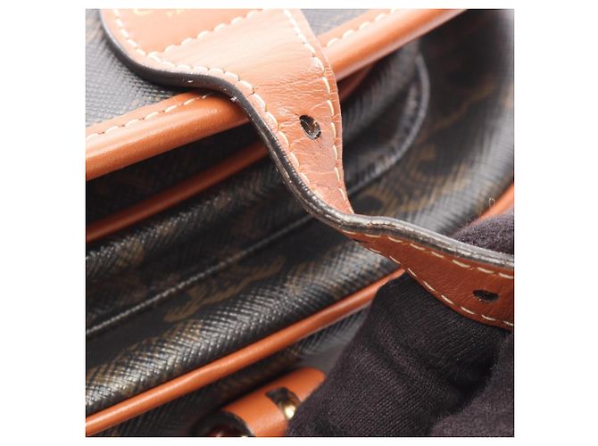 16 Céline Borsa Celine Folco Medium Marrone Nero - vista 9