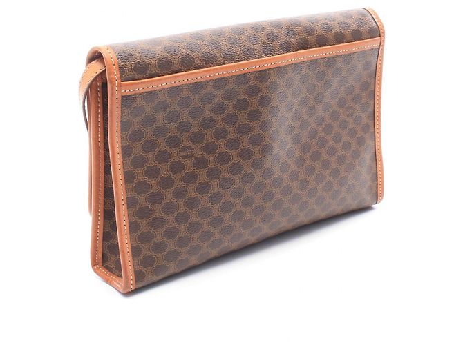 Céline Bolsa de Ombro Celine Macadam Marrom - vista 2