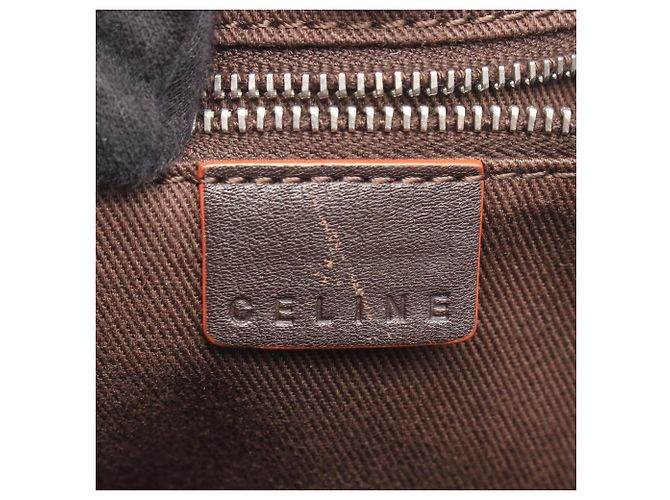 Céline Saco Tote Celine Macadam Marrom Bege - vista 4