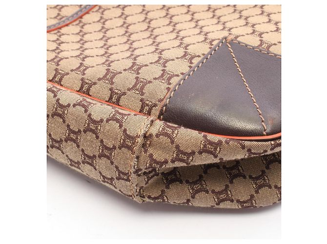 Céline Saco Tote Celine Macadam Marrom Bege - vista 7