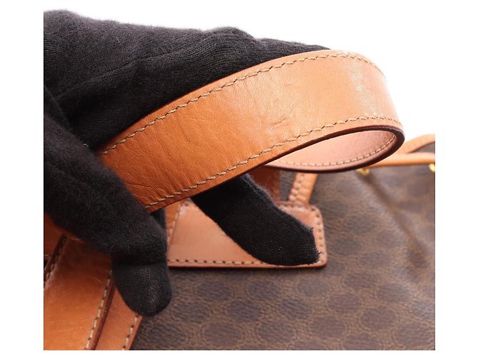 Céline Sac à dos/Sac à main Celine Macadam Marron - vue 12