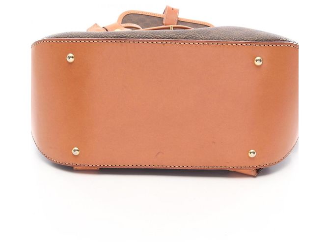Céline Sac à dos/Sac à main Celine Macadam Marron - vue 5