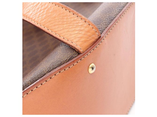 Céline Sac à dos/Sac à main Celine Macadam Marron - vue 7