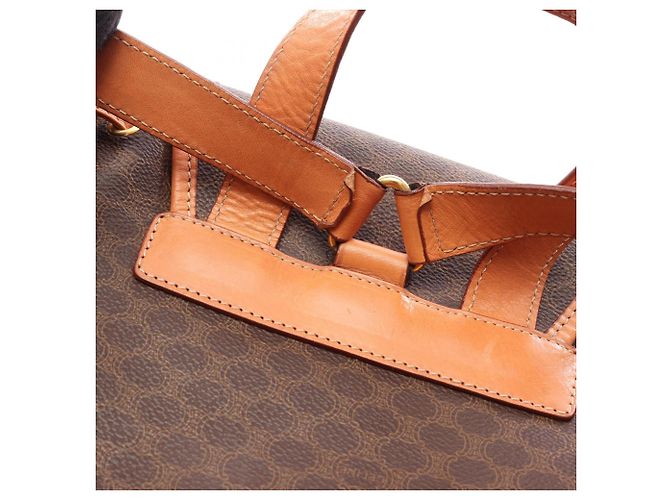 Céline Sac à dos/Sac à main Celine Macadam Marron - vue 8