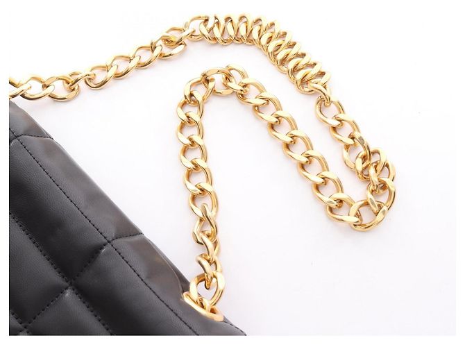 Céline Celine Matelassé Monochrome Schultertasche Schwarz - Ansicht 7