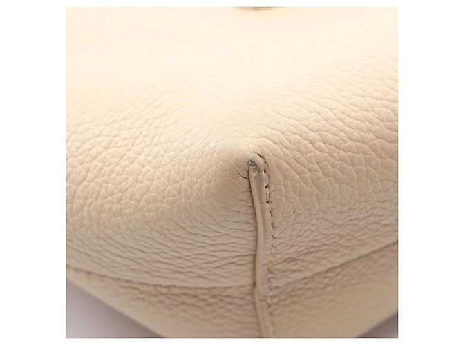 Céline Celine Mini Cabas Anais Cuir Triomphe Tote Bag Crudo - vista 6