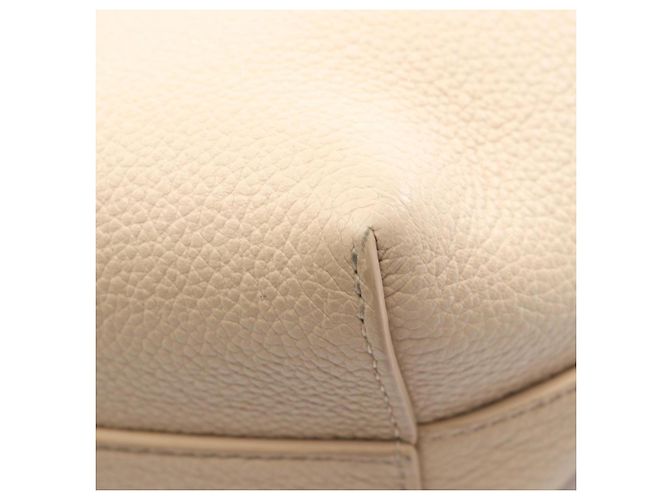Céline Celine Mini Cabas Anais Cuir Triomphe Tote Bag Crudo - vista 7