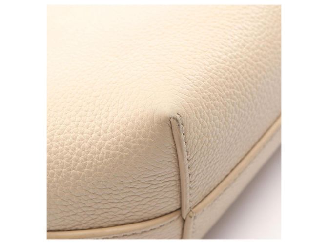 Céline Celine Mini Cabas Anais Cuir Triomphe Tote Bag Crudo - vista 8