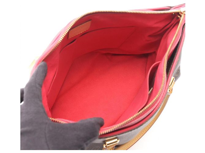 Borsa a mano 2-Way Louis Vuitton Pallas Monogram Marrone - vista 3