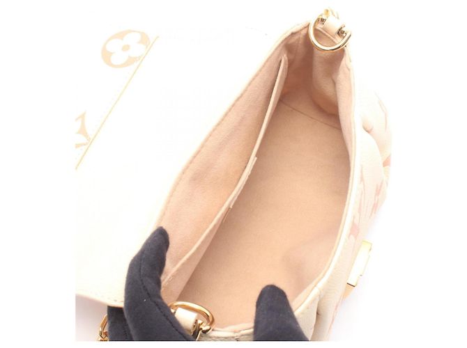 Louis Vuitton Favorite NM Bicolor Handtasche Pink Beige - Ansicht 3