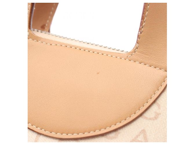 Mini borsa Bvlgari Bulgari Logomania Beige Crudo - vista 8