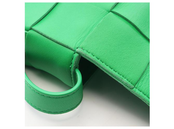 Bottega Veneta Borsa a mano Mini Cassette CANDY Verde - vista 5