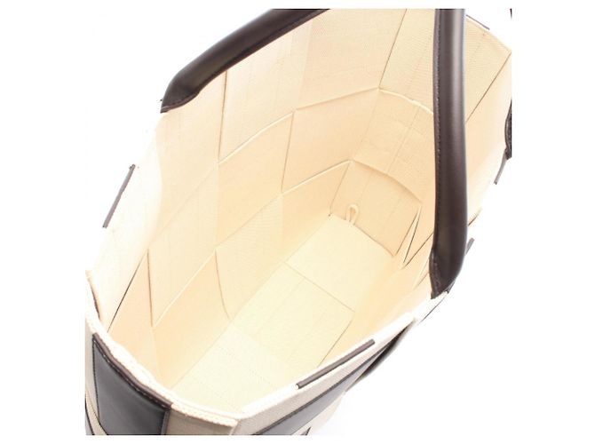 Borsa Tote Bottega Veneta Arco Marrone Beige - vista 3