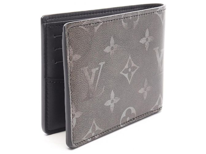 Louis Vuitton Portefeuille Slender Bi-fold Wallet Nero - vista 2