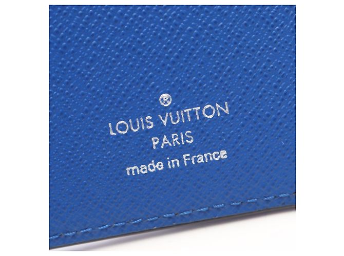 Louis Vuitton Portefeuille Brazza Taiga V-Shape Noir Bi-fold Long Wallet Nero - vista 4