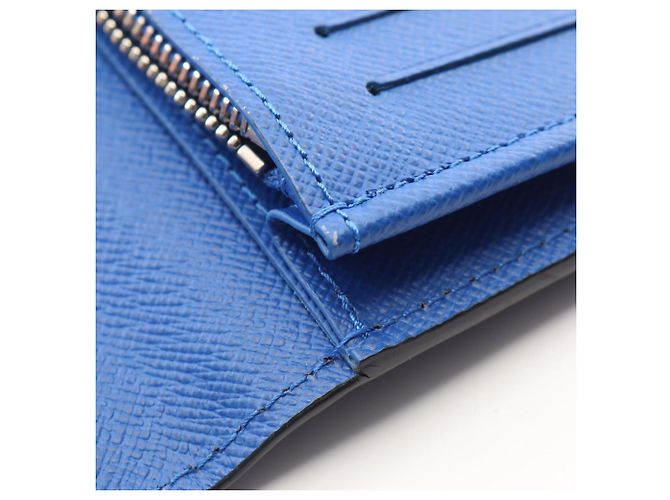 Louis Vuitton Portefeuille Brazza Taiga V-Shape Noir Bi-fold Long Wallet Nero - vista 5