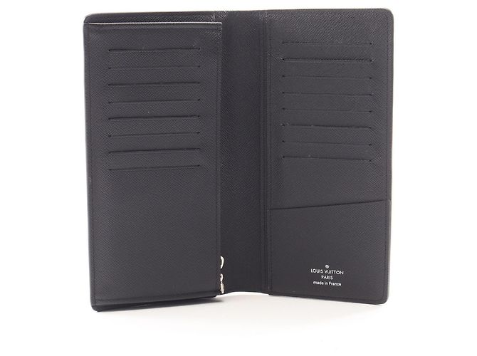 Louis Vuitton Portefeuille Brazza Bi-fold Long Wallet Nero - vista 3