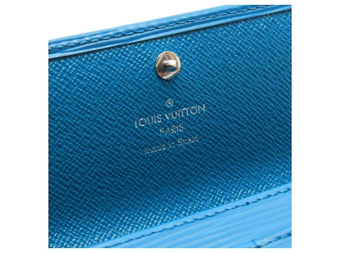 Louis Vuitton Cartera Sarah de cuero Epi Verde - vista 4
