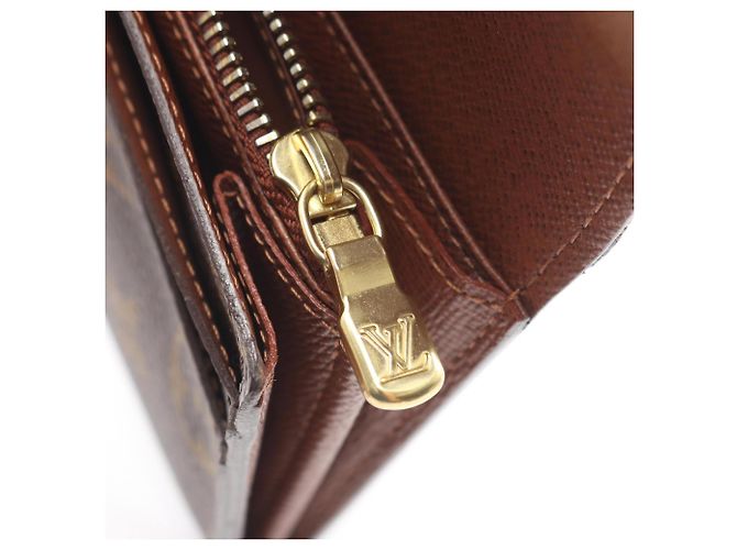 Louis Vuitton Portefeuille Sarah Bi-fold Long Wallet Marrone - vista 10