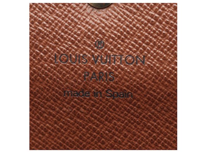 Louis Vuitton Portefeuille Sarah Bi-fold Long Wallet Marrone - vista 5