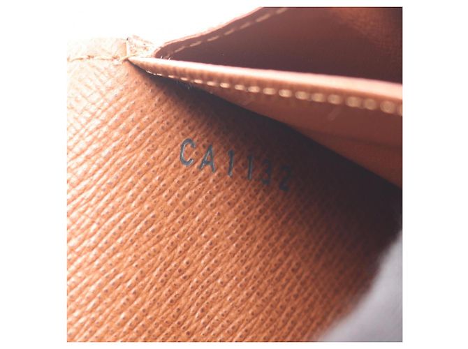 Louis Vuitton Portefeuille Sarah Bi-fold Long Wallet Marrone - vista 6