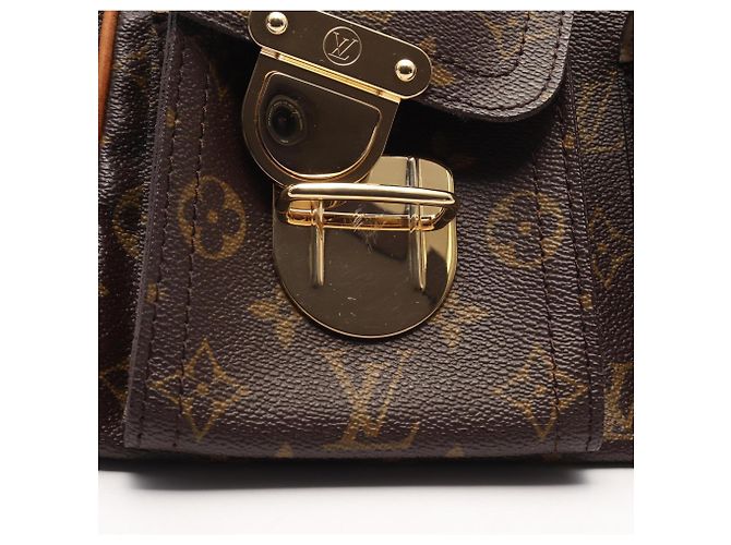 Borsa Louis Vuitton Manhattan PM Marrone - vista 12