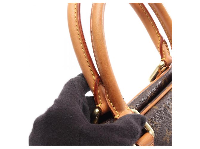 Borsa Louis Vuitton Manhattan PM Marrone - vista 7