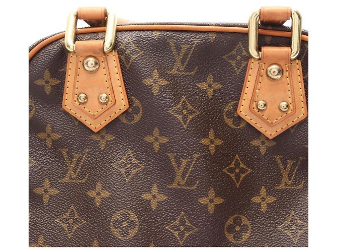 Borsa Louis Vuitton Manhattan PM Marrone - vista 9