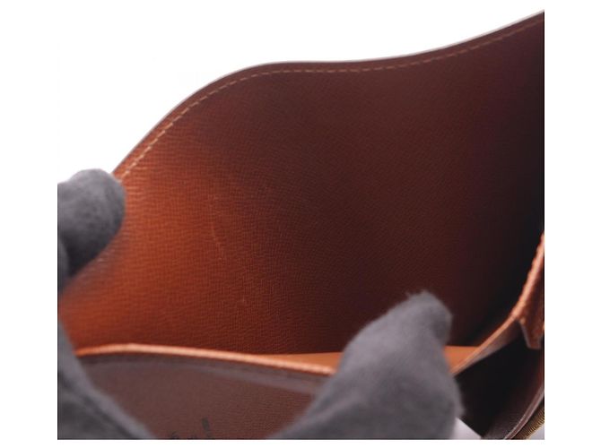 Cartera bi-fold de cuero marrón Louis Vuitton Castaño - vista 10