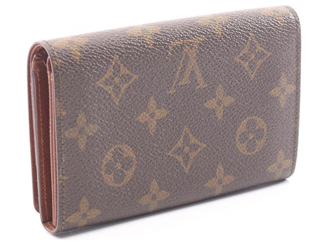 Cartera bi-fold de cuero marrón Louis Vuitton Castaño - vista 2