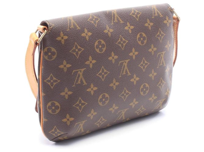 Borsa a tracolla Louis Vuitton Musette Tango Marrone - vista 2