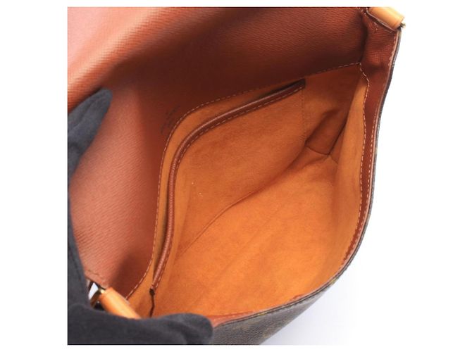 Borsa a tracolla Louis Vuitton Musette Tango Marrone - vista 3