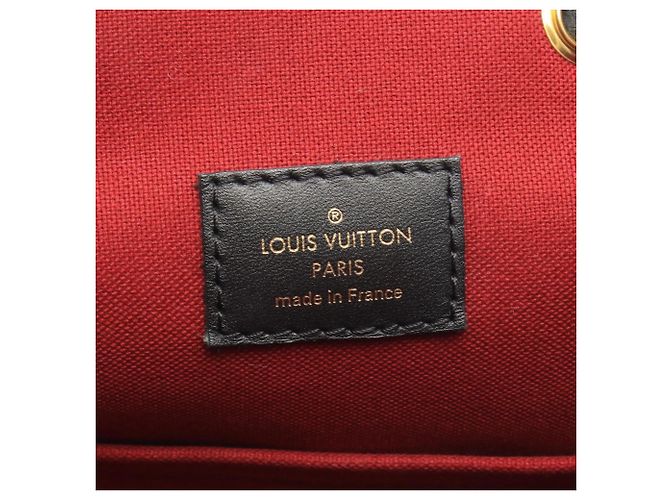 Zaino/Borsa Louis Vuitton Montsouris NM PM Monogram Marrone Nero - vista 4