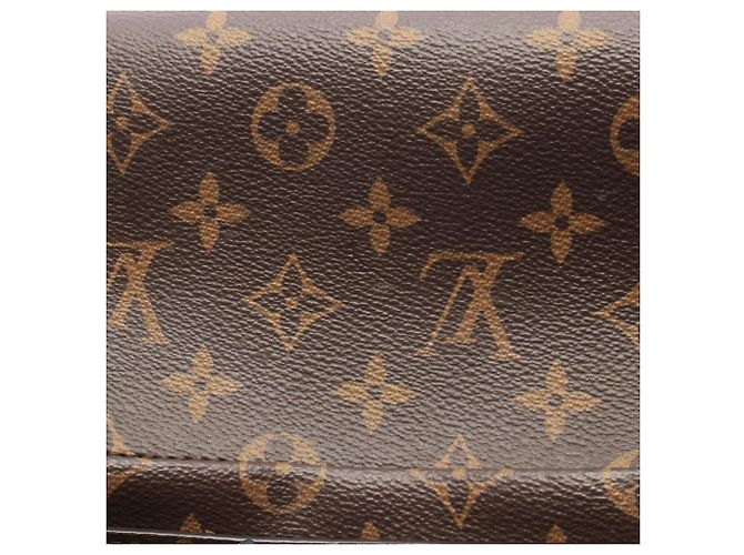 Zaino/Borsa Louis Vuitton Montsouris NM PM Monogram Marrone Nero - vista 6