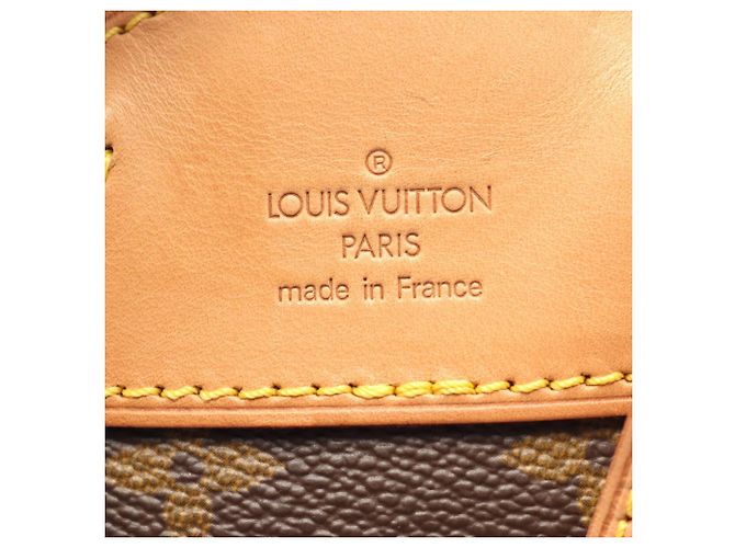 Zaino/Borsa Louis Vuitton Montsouris MM Marrone - vista 4