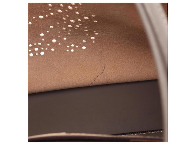 Borsa Tote Loewe Anagram Traforata Beige - vista 12